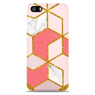 IPhone 5 ( Gold Marble Design )