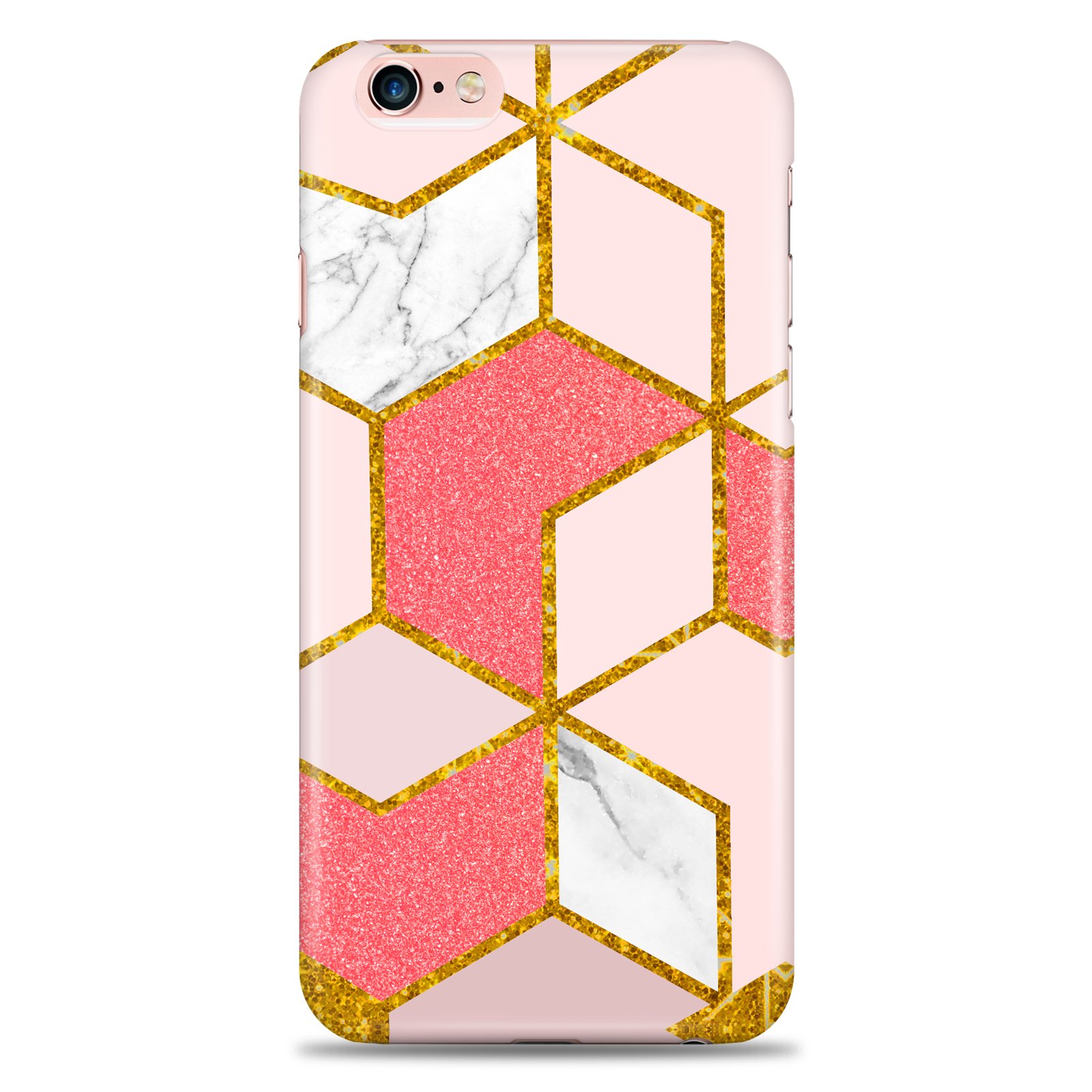 iPhone 6 Plus ( Gold Marble Design )