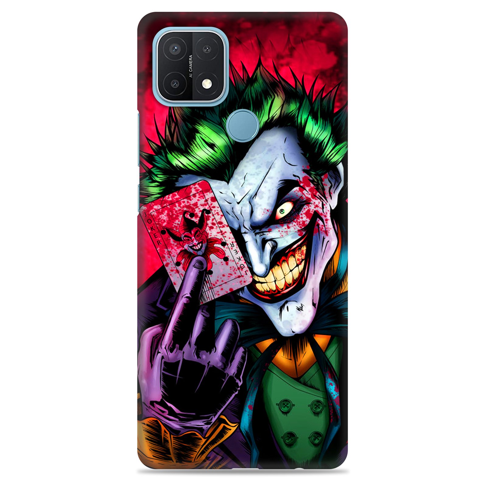 Oppo A15 ( Joker Red Design )
