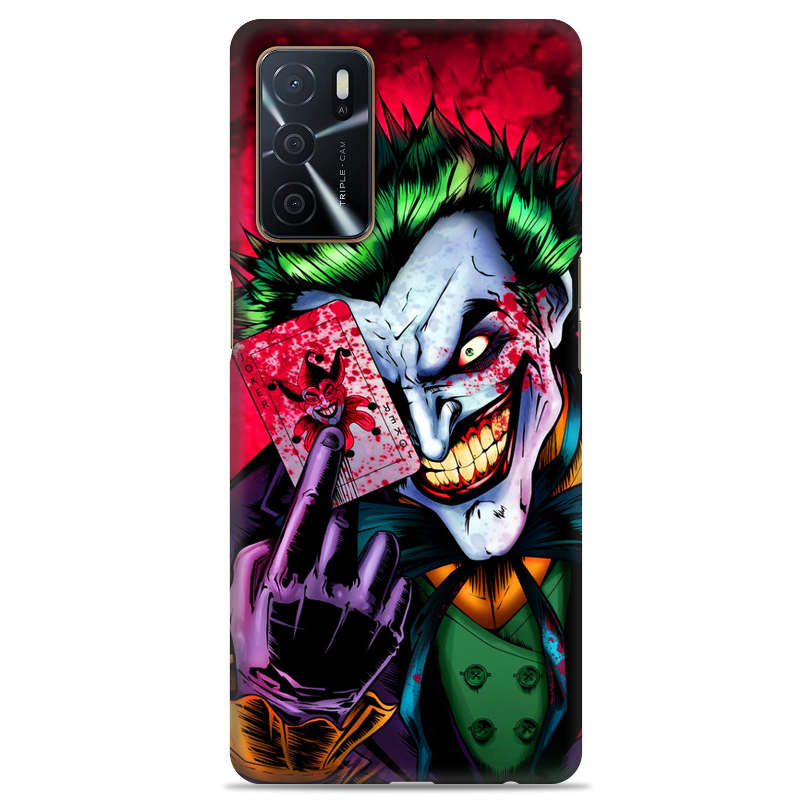 Oppo A16 ( Joker Red Design )