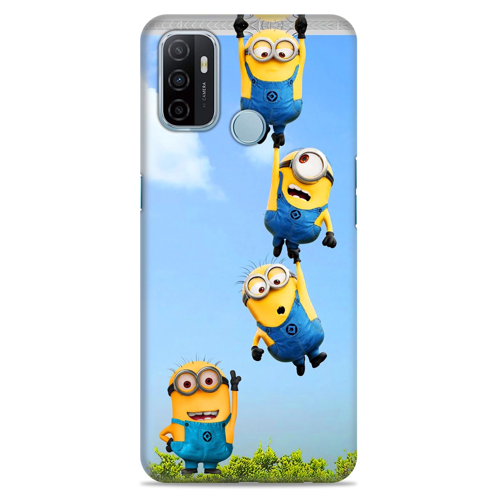 Oppo A32 ( Minions Wall Design )