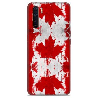 Oppo F15 ( Canada Flag Design )