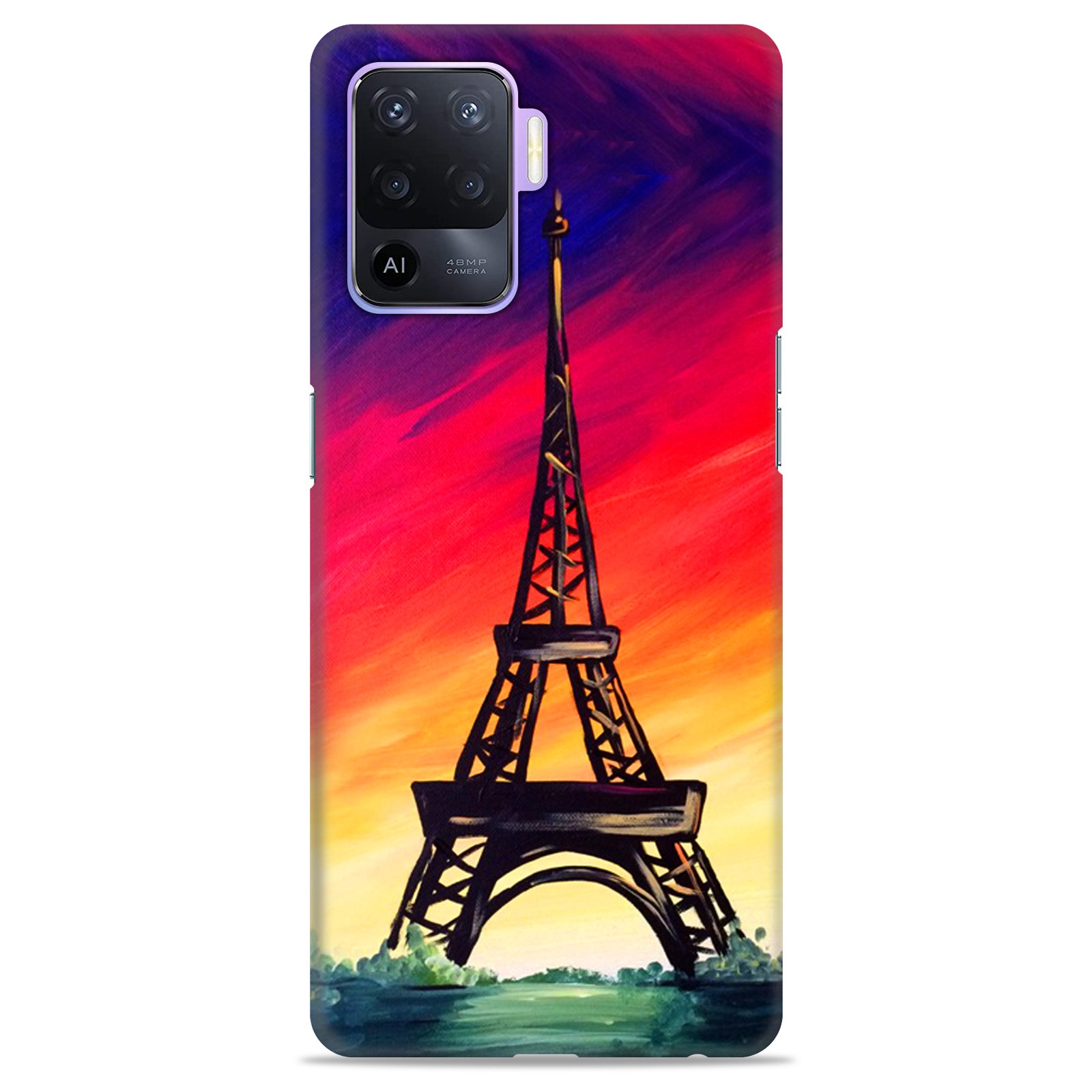 Oppo F19 Pro ( Eifle Tower Gradiant Design )
