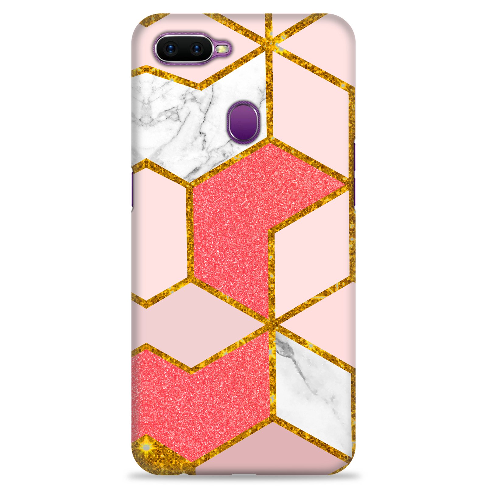 Oppo F9 ( Gold Marble Design )