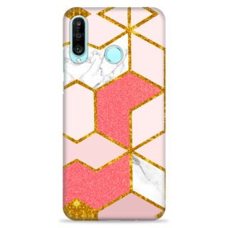Huawei P30 lite ( Gold Marble Design )