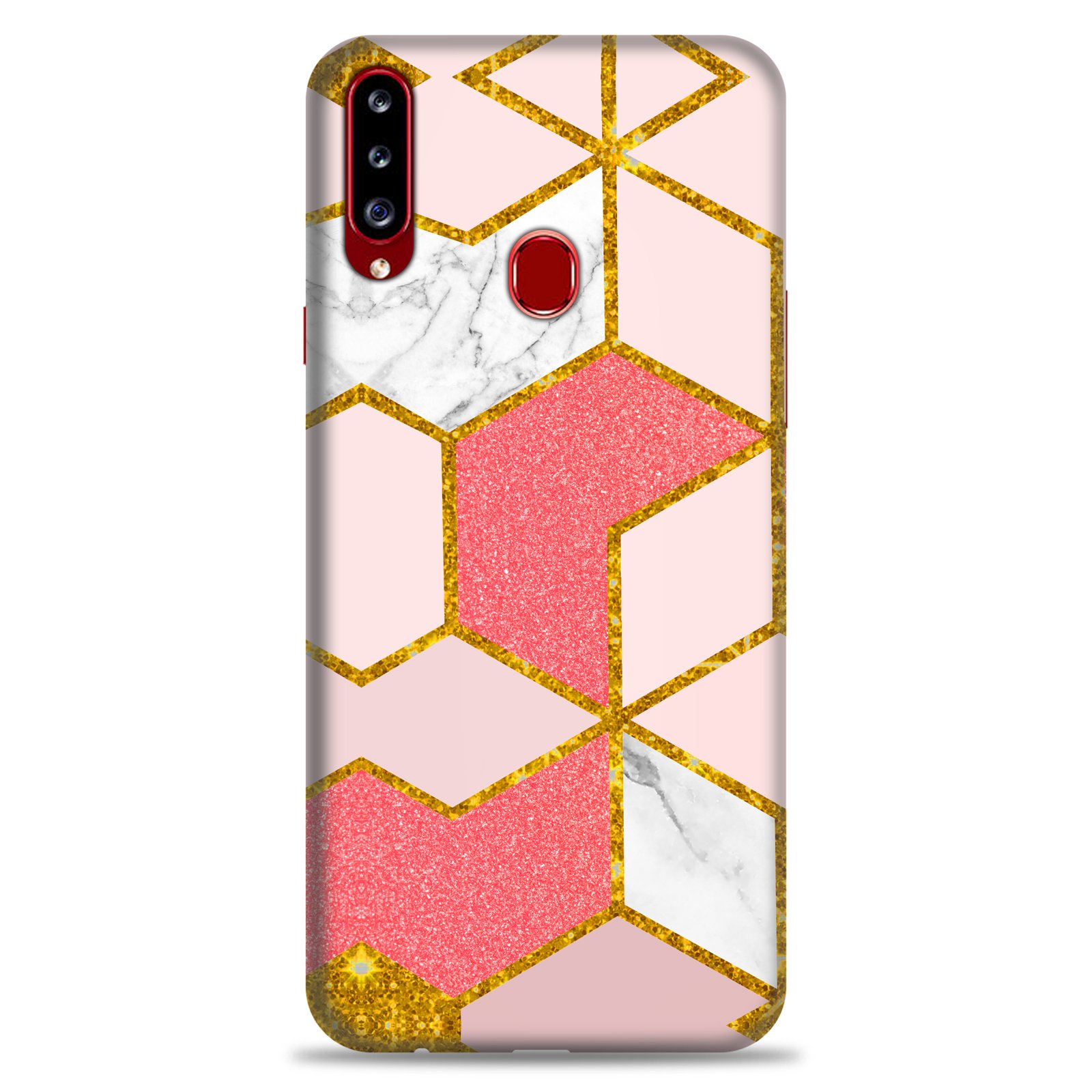 Samsung A20S ( Gold Marble Design )