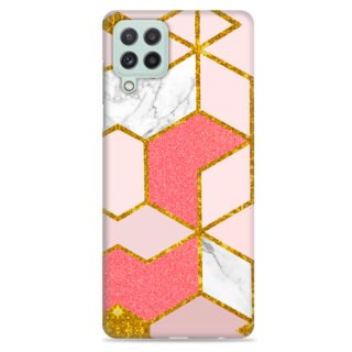 Samsung F22 4G ( Gold Marble Design )