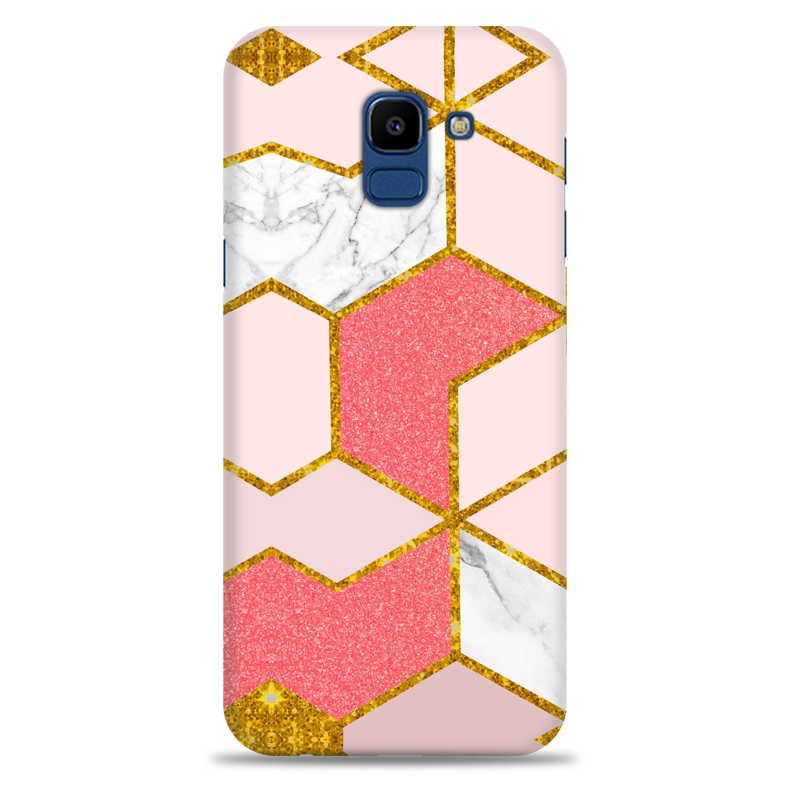 Samsung J6 ( Gold Marble Design )