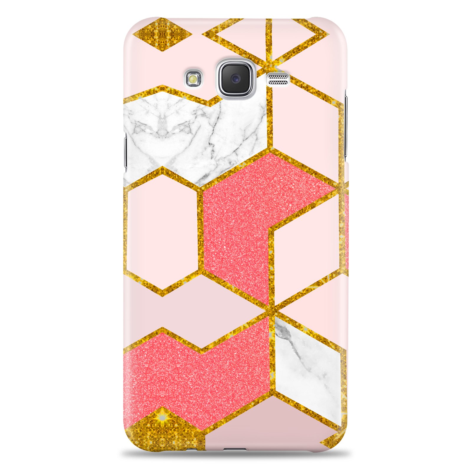 Samsung J7 / J7 nxt / J7 2015 ( Gold Marble Design )