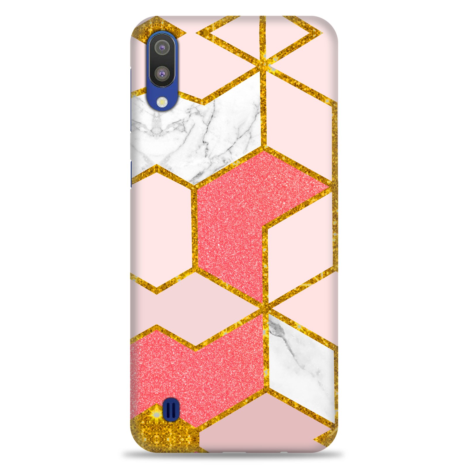 Samsung M10 ( Gold Marble Design )