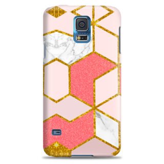 Samsung S5 ( Gold Marble Design )