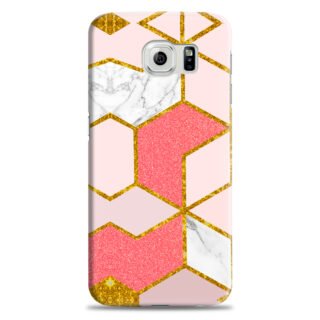 Samsung S6 ( Gold Marble Design )