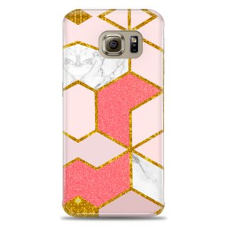 Samsung S6 Edge ( Gold Marble Design )
