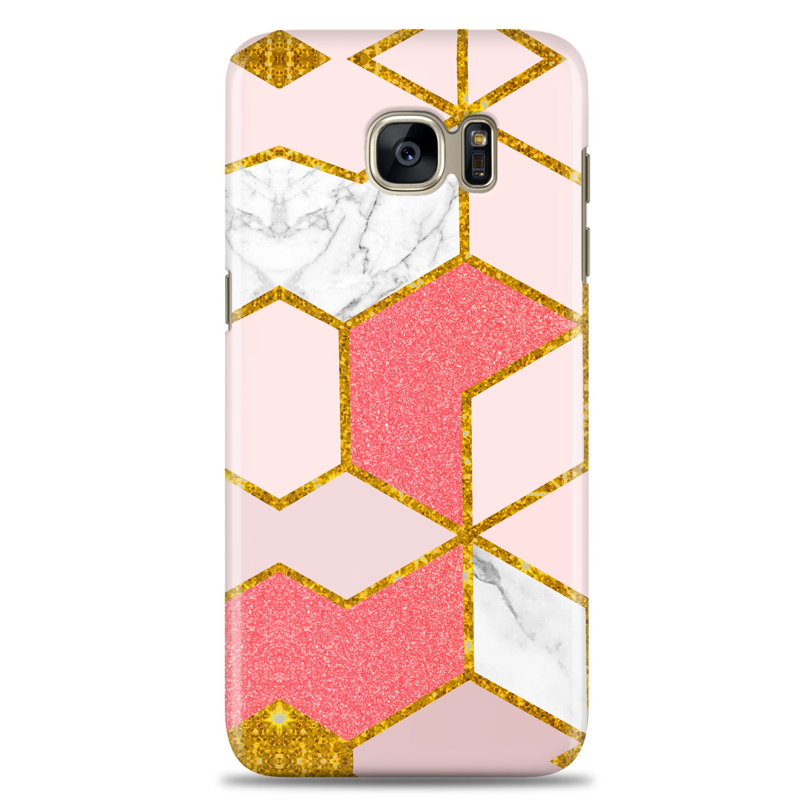Samsung S7 ( Gold Marble Design )