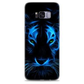 Samsung S8  ( Blue Lion Design )