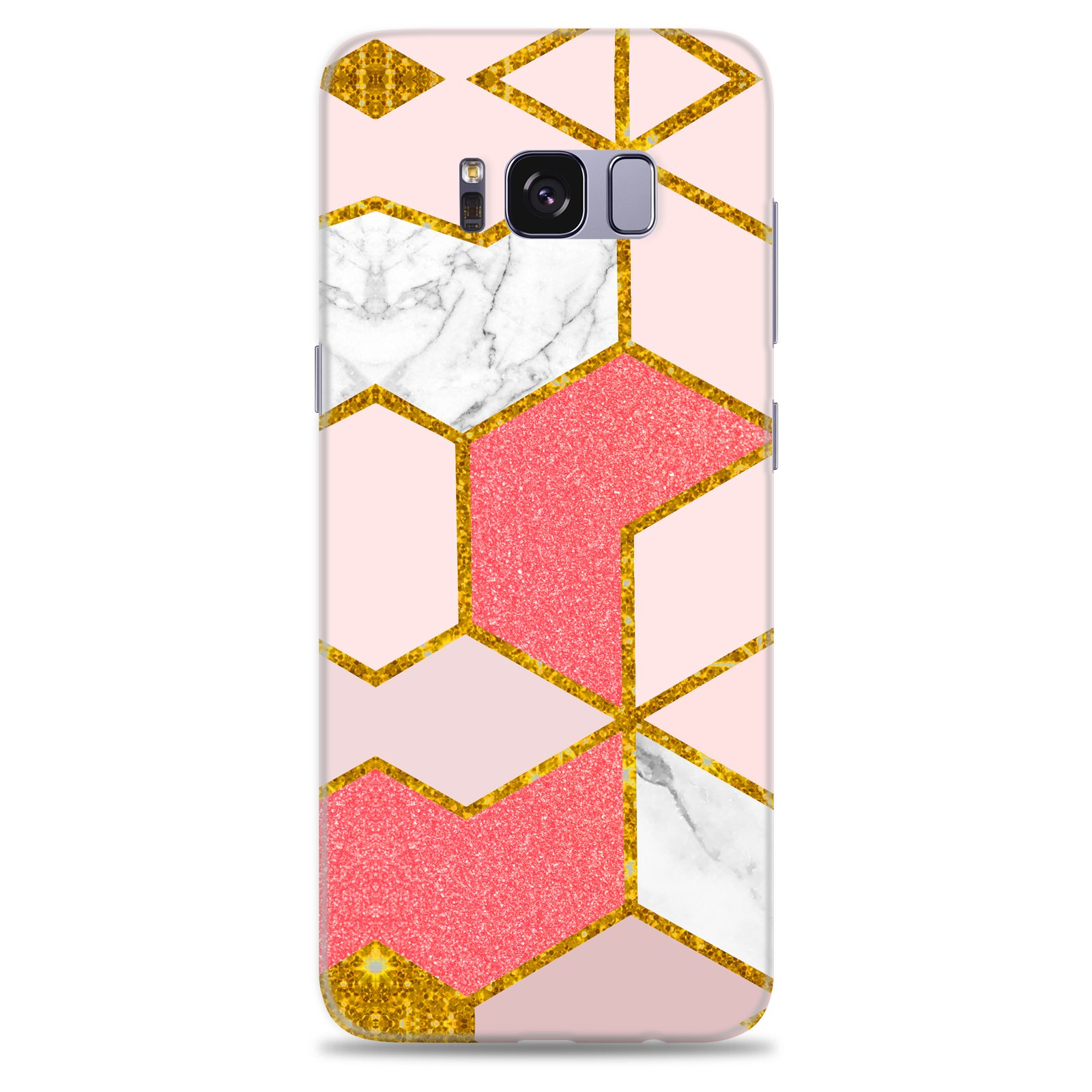 Samsung S8 ( Gold Marble Design )