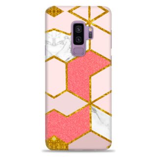 Samsung S9 Plus  ( Gold Marble Design )