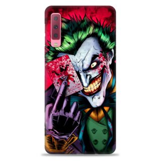 Samsung A7 2018 ( Joker Red Design )