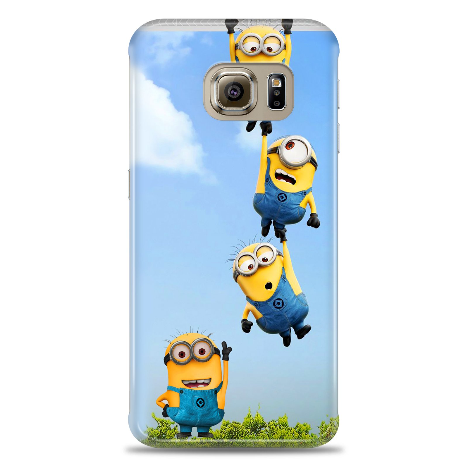Samsung S6 Edge ( Minions Wall Design )