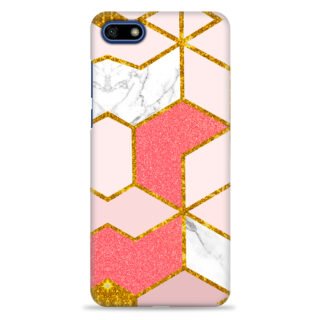 Huawei Y5 Prime ( Gold Marble Design )