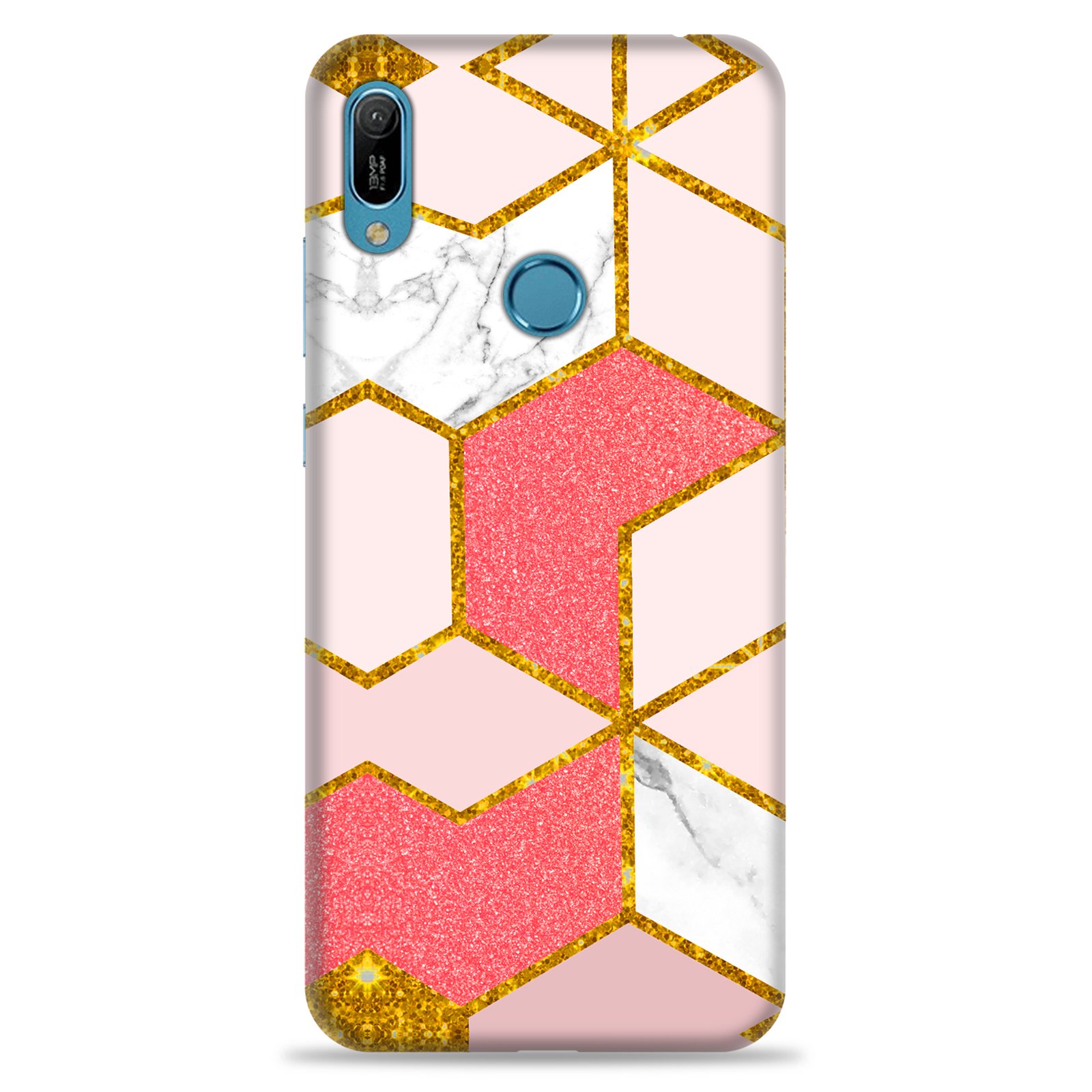 Huawei Y6 2019 ( Gold Marble Design )