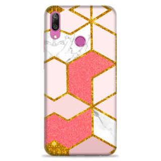 Huawei Y7 prime 2019 ( Gold Marble Design )