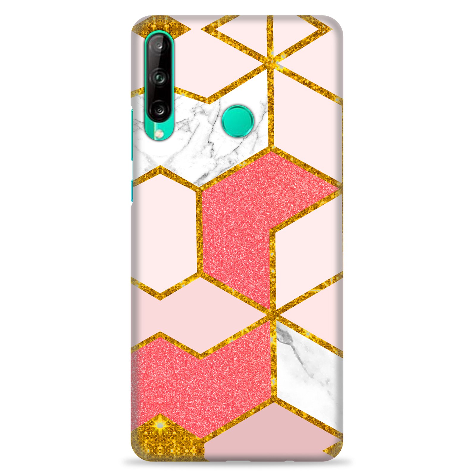 Huawei Y7P ( Gold Marble Design )